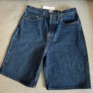 NWT Toteme Classic Denim Shorts - size 26